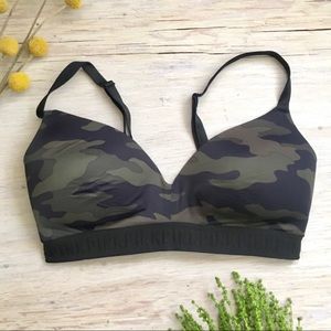 PINK-Camo Sports Bra/Bikini Top 36D 👙